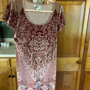 Velvet Patterned Dress